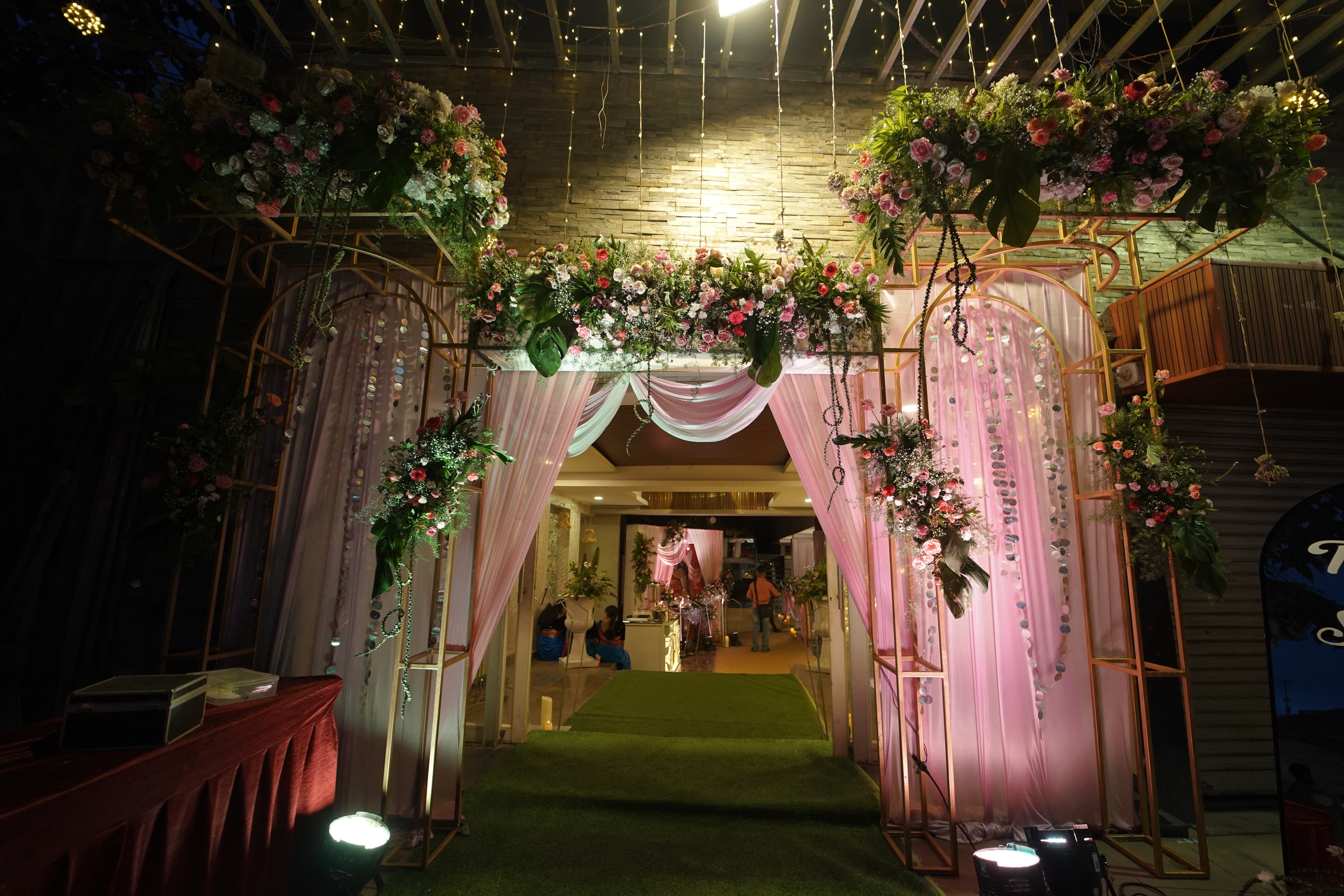 Banquet hall wide view